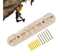 Hangboard in legno per arrampicata - Tavola da allenamento con le dita | Barra per trazioni a parete per scalatori, strumento montato sulla porta per migliorare la delle dita