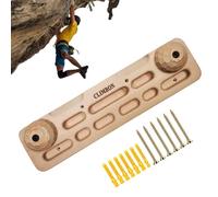 Hangboard in legno per arrampicata - Tavola da allenamento con le dita | Barra per trazioni a parete per scalatori, strumento montato sulla porta per migliorare la delle dita
