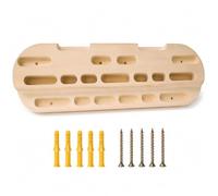 Hangboard in legno, tastiera portatile per arrampicata su roccia e bouldering, Hangboard per allenamento della forza della presa, rinforzante per dita con vite di montaggio, supporto per arrampicata a