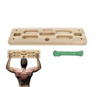 Hangboard per arrampicata su roccia - Tavole sospese per allenamento di arrampicata | Hangboard da arrampicata in legno portatile e appendibile | Rinforzo per impugnatura, tastiera per arrampicata