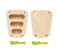 Hangboard Portatile - di sospensione in legno, di allenamento di supporto per arrampicata | Allenamento di controllo stabile Trainer maniglia portatile di lunga durata