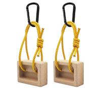 Hangboard Portatile In Legno - Trainer Con Presa A Doppio Slot, Accessorio Per Esercizi Montato Sulla Porta, Pratica Di Arrampicata Sugli Alberi, Tavola Da Allenamento Compatta Progettata Con Scanalat