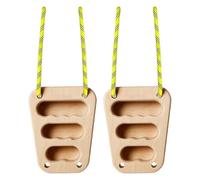 Hangboard portatile - Tastiera in legno | Leggero rafforzatore della presa | Tavola compatta per trazioni per uso interno ed esterno | Strumento di allenamento per la delle dita per casa