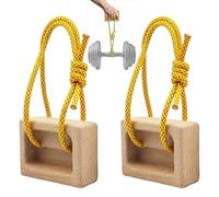 Hangboard Rock Climbing | Portatile Finger Strengthener Grip Training | Outdoor Wood Climbing Fingerboard | per Rock Climbers Home Gym Door Wall Outdoor Boulder Pull Up Workout Fitness