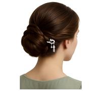 HangErFeng Accessori da donna in argento a forma di fenice nappa forcina 902