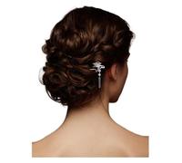 HangErFeng Accessorio da donna in filigrana a forma di farfalla decorativo nappa 917