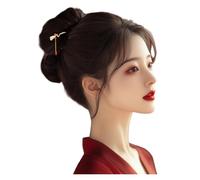 HangErFeng Fermaglio per capelli da donna a forma di nuvola color argento, accessorio dorato 826