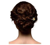 HangErFeng Forcina decorativa da donna in argento 923 a forma di girasole