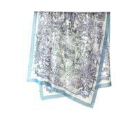 HangErFeng Scialle dell'involucro della sciarpa della stampa del paesaggio | Due metri di lunghezza opzioni di styling versatili.
