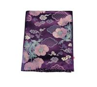 HangErFeng Sciarpa di seta delle donne di canzone broccato doppio scialle laterale nuvola di buon auspicio jacquard floreale Wrap 53 In 1300