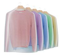 Hangerworld 20 sacchetti trasparenti per abiti in polietilene, 102 x 51 x 10 cm, spessore pellicola 0,02 mm