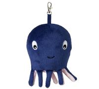 ergobag Hangies - Portachiavi per bambini, ragazzi e ragazze, Polpo - Blu, taglia unica, Hangies