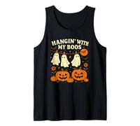 Hangin' With My Boos Carino Halloween Fantasma Zucche Canotta