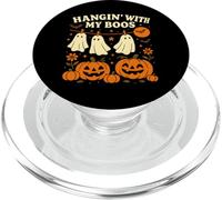 Hangin' With My Boos Carino Halloween Fantasma Zucche PopSockets PopGrip per MagSafe
