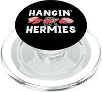 Hangin' With My Hermies Hermit Crab Lover Crostaceo PopSockets PopGrip per MagSafe