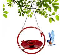 Hanging Bird Bath Bowl - Outdoor Garden Water Feeder, Weather Resistant Bird Bath with Chain, Decorative Hanging Water Bowl | Large Birds Feeder Tray for Finch Bluebirds Crow Patio Balcony Tree Yard