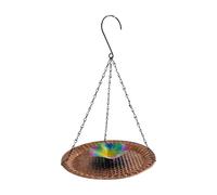 Hanging Bird Bath - Outdoor Wildlife Feeder, Sturdy Water Basin with Chain Support, Decorative Garden Ornament, Weather-Resistant Tray with Easy Installation, Avian Refreshment Station for Backy