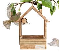 Hanging Bird House Feeder - Casetta per uccelli da appendere, grande capacità, per esterni, piccola casetta per uccelli selvatici, per giardino, cortile, balcone, alimentatore per il birdwatching