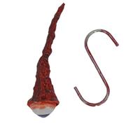 Hanging Bloody Eyeball Prop - Realistic Spooky Horror Halloween Decor | Realistic bloody eyeball with hanging hook creates a terrifying, spooky holiday atmosphere for haunted houses and guest scare