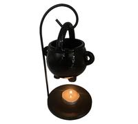 Hanging Cauldron Oil Burner - Witch Cauldron Oil Burner | Halloween Decorations | Supplies Essential Oils Incense Aroma Diffuser Home Meditation Decoration