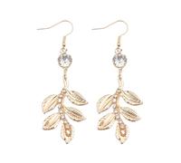 Hanging Fogliararchines Cristallo Drop Orecchini in Metallo Ipoallergenico Gioielli Per Delicati Del Partito Accessori Versatili Sposa Gocce Orecchini