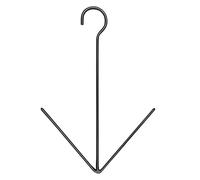 Hanging Fruit Bird Feeder | Iron Material, 10.2in X 7.1in, Black Fruit Holder with Hook | Oriole Bird Feeding Station for Outdoor Garden, Patio, Yard | Wild B́ird Food Distributore
