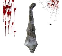 Hanging Halloween Prop, Spooky Mummy Decor, Scary Yard Display, Lightweight Body Wrap Design, Creepy Hanging Feature, 1 Piece, Great for Lawn, Porch, Ceiling, Garden, Holiday Party Use