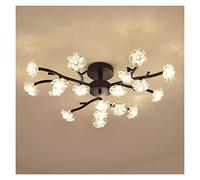Hanging Lamp Ceiling Home Living Room Lights Creative Atmosphere Nordic Branches Lamps 18 Light 70 15cm Pendant Lamp (Size : Gold) (Black)