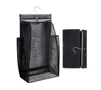 Hanging Laundry Hamper - High Volume Storage Capacity, Reinforced Stitching Design, Durable Fabric Construction, Space Saving Vertical Organizer, Easy Access Loading | For Apartment Living