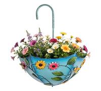 Hanging Metal Planter - Rustic Farmhouse Container, Beautiful Umbrella Flowerpot,Versatile Hanging Structure | Advanced Water Ventilation, Courtyard Porches Backyards Decorative Gardening Items