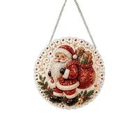 Hanging Santa Claus Christmas Pearl Diamond Art Christmas Ornaments