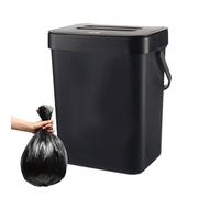 Hanging Trash Bin - Lifestyle Automatic TrashCan, Cabinet Door Under Sink | Door Mounted Cupboard Bins for, Hanging Waste Bin for Bathroom Bedroom Motorhome - Grey