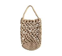 Hanging Vegetable Storage Net, Boho Woven Fruit Organizer for Air Circulation Storage, Rustic Kitchen Decor with Functional Design, Vegetable Holder for Kitchen, Pantry, Balcony Use, Wall Mount Use