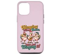 Hanging With My Besties Funny Friends Night Out Pollo Custodia per iPhone 12/12 Pro