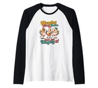 Hanging with My Besties Funny Friends Night out Pollo Maglia con Maniche Raglan