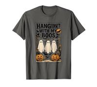 Hanging with My Boos Halloween Ghost Boo Party Design Spooky Maglietta
