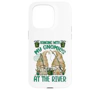 Hanging With My Gnomies At The River - Funny Fishing Gnome Custodia per iPhone 15 Pro
