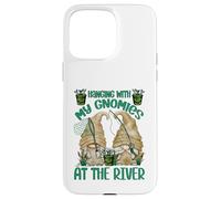 Hanging With My Gnomies At The River - Funny Fishing Gnome Custodia per iPhone 15 Pro Max