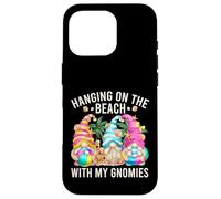 Hanging With My Gnomies For Beach Lovers Funny Summer Gnome Custodia per iPhone 16 Pro