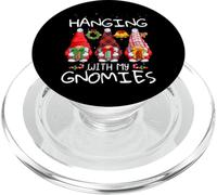 Hanging With My Gnomies Matching Family Christmas Gnomes PopSockets PopGrip per MagSafe