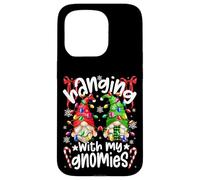 Hanging With My Gnomies With Colorful Christmas Lights Gnome Custodia per iPhone 15 Pro