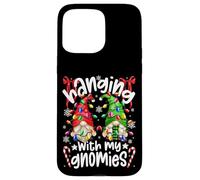 Hanging With My Gnomies With Colorful Christmas Lights Gnome Custodia per iPhone 15 Pro Max