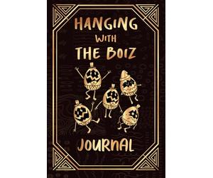 HANGING WITH THE BOIZ JOURNAL - A book for daily thoughts and self reflection Notebook HAZBIN STYLE DESIGN: 100 Lines pages with Egg character design on the front for fans of animation and Hazbin Boiz