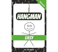 Hangman: Hangman Game For All Ages | 6X9 Inches, 110 Pages | 50+ Puzzles...Gift for learning, travel, vacations, holidays, and free time | Solutions Included