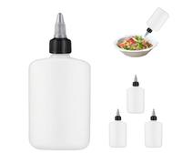 Hangsu 1. 4-Pack HDPE Oil Dispenser 120ML Bottiglie Condimento A Prova Di Perdita Con Beccucci Per Cucina & Outdoor Multiuso HDPE Oil Container