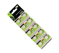 Hangsu 10 pezzi/20 batterie alcaline a bottone AG12 LR43, in metallo, compatibili con molti dispositivi