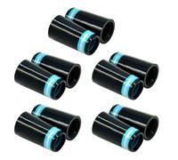 Hangsu 10 puntali in gomma con collare per ferro da golf con anelli, ghiera conica per albero parallelo