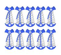 Hangsu 10Pcs Deck Planks Board Tenda Pali Ancore Ancoraggi A Molla Ancore Fishbone Peg Guyline Corda Regolatore Regolabile Portatile Tenda Anticorrosione