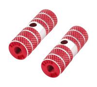 Hangsu 2lots Pedali per bici da strada Assi antiscivolo Poggiapiedi Pioli Accessori per biciclette per appassionati di ciclismo Pedali per biciclette resistenti alla corrosione