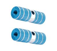 Hangsu 2lots Pedali per bici da strada Assi antiscivolo Poggiapiedi Pioli Accessori per biciclette per appassionati di ciclismo Pedali per biciclette resistenti alla corrosione